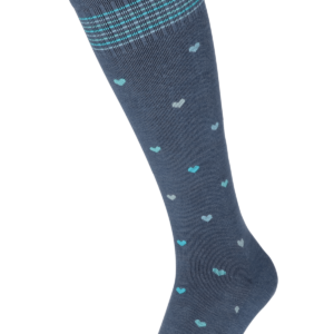 Sockwell Compressiesok Dames Full Heart Blauw  Stretch