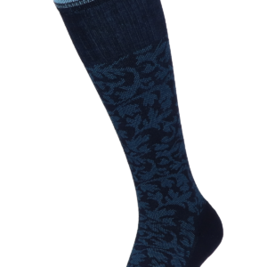 Sockwell Compressiesok Dames Damask Blauw  Stretch