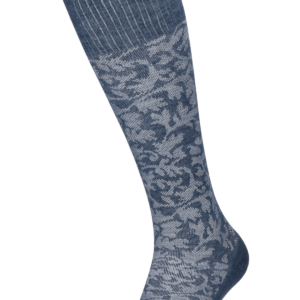 Sockwell Compressiesok Dames Damask Blauw  Stretch