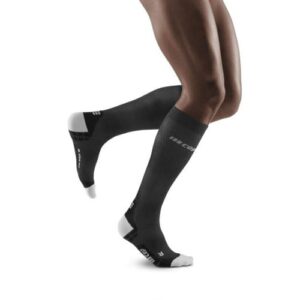 CEP Run Ultralight Socks Zwart/Licht grijs