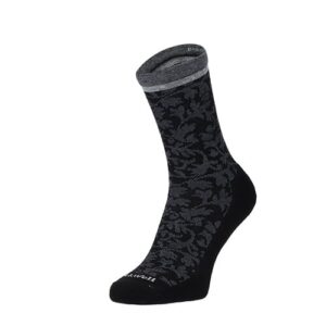 Sockwell Hielspoor sok Plantar Cush Crew Vrouw Zwart