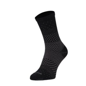 Sockwell Hielspoor sok Plantar Ease Crew Vrouw Zwart Dots