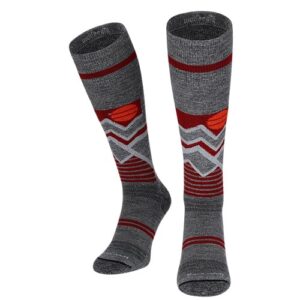 Sockwell Skisokken Snow Peak Heren Grijs