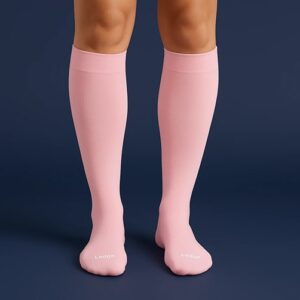 Ledge roze compressiekousen